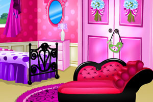 《粉色卧室装饰》游戏画面1