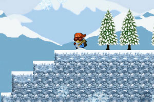 《征服雪山》游戏画面1