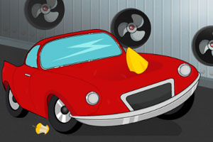 《清洗小轿车》游戏画面1