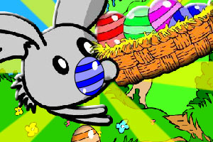 《兔子丢彩蛋》游戏画面1