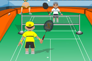 《羽毛球大赛》游戏画面1
