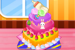 《宝贝生日蛋糕》游戏画面1