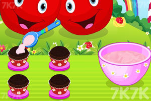 《巧克力樱桃蛋糕》游戏画面2