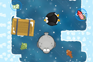 《小企鹅吃鱼》游戏画面1