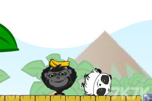 《熊猫猴子抢香蕉》游戏画面3