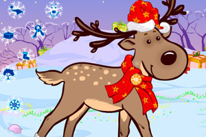 《可爱的圣诞小驯鹿》游戏画面1
