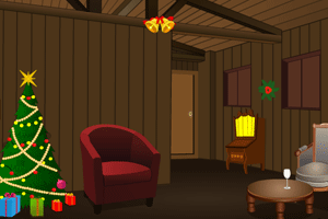 《圣诞小屋逃出》游戏画面1