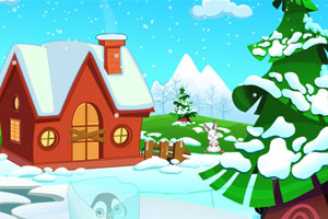 《圣诞老人逃离宠物岛》游戏画面1