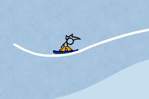 《火柴人冰雪滑板》游戏画面3