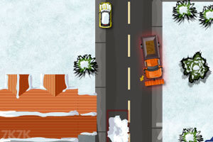 《铲雪车停靠》游戏画面2
