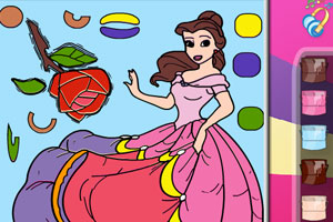 《可爱公主上颜色》游戏画面1