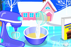 《冬季主题蛋糕》游戏画面2