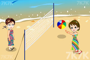 《麦丽莎宝贝的沙滩之旅》游戏画面3