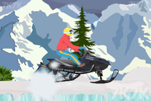 《雪地摩托极限跳跃》游戏画面1