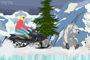 《雪地摩托极限跳跃》游戏画面3