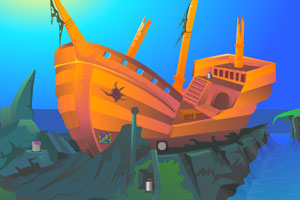 《失事旧船逃生》游戏画面1