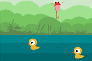 《青蛙水上跳跃》游戏画面1