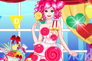 《糖果女孩的派对》游戏画面1
