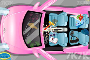 《清洁粉色小轿车3》游戏画面3