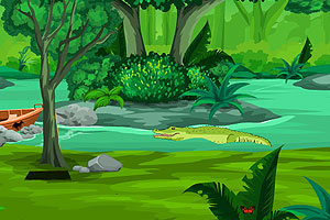 《鳄鱼河流逃生》游戏画面1