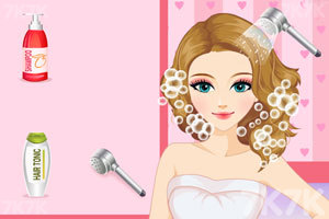《漂亮新娘的新发型》游戏画面2