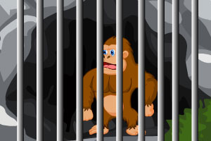 《大猩猩的逃脱》游戏画面1