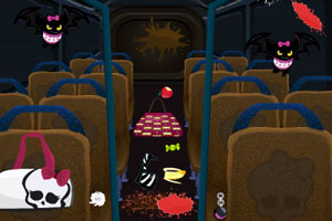 《怪物高校巴士清洁》游戏画面1