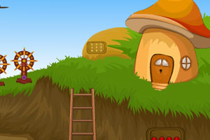 《蘑菇房子逃脱》游戏画面1