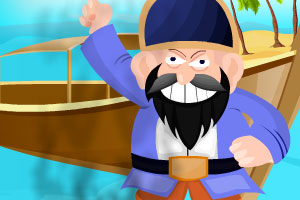 《海盗逃离孤岛》游戏画面1