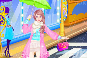 《时尚的雨衣》游戏画面1
