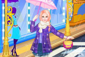 《时尚的雨衣》游戏画面2