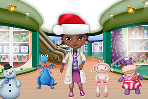 《玩具小医生圣诞节购物》游戏画面1