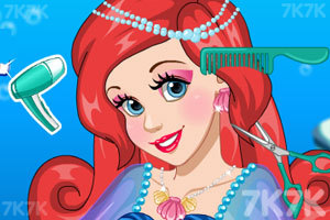《美人鱼公主新发型》游戏画面1