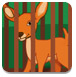 小鹿逃出森林牢笼