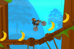 《小猴子摩托挑战》游戏画面1