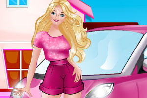 《清理粉色小汽车》游戏画面1