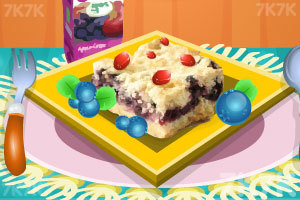 《制作蓝莓酥饼》游戏画面1