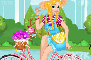 《公主夏季骑车装》游戏画面1