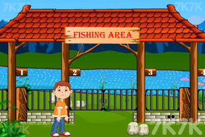 《钓鱼的男孩逃脱》游戏画面2