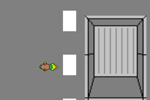 《小鸭子躲汽车》游戏画面1