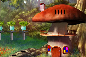 《毒蘑菇森林逃脱》游戏画面1
