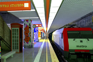 《逃离地铁火车站》游戏画面1