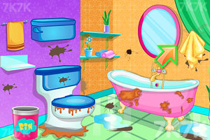 《清洁浴室》游戏画面1