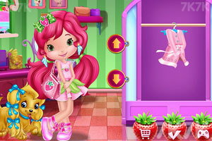 《草莓公主的购物》游戏画面1
