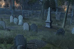 《可怕墓地找动物图案》游戏画面1