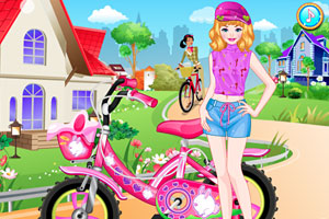 《女孩的骑行日》游戏画面1