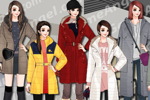 《韩国时尚冬季羽绒服》游戏画面1