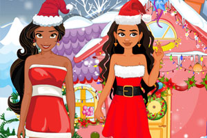 《莫娜和爱娜的圣诞购物》游戏画面1