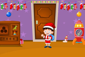 《逃出小巧圣诞房子》游戏画面1