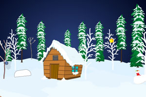 《圣诞节逃离雪域森林》游戏画面1